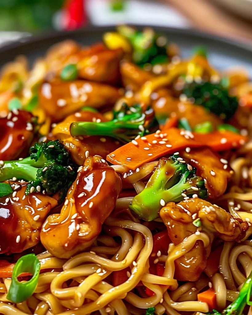 Chicken Teriyaki Noodles