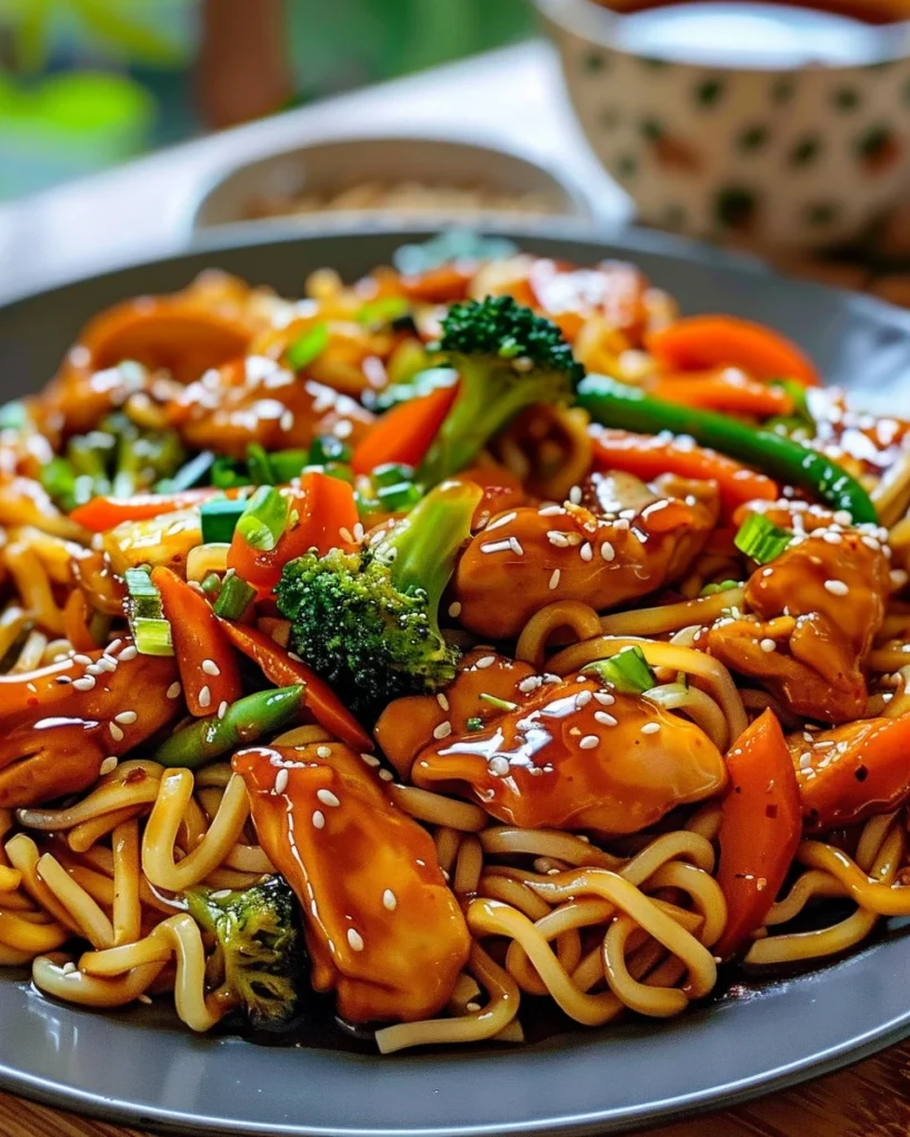 Chicken Teriyaki Noodles