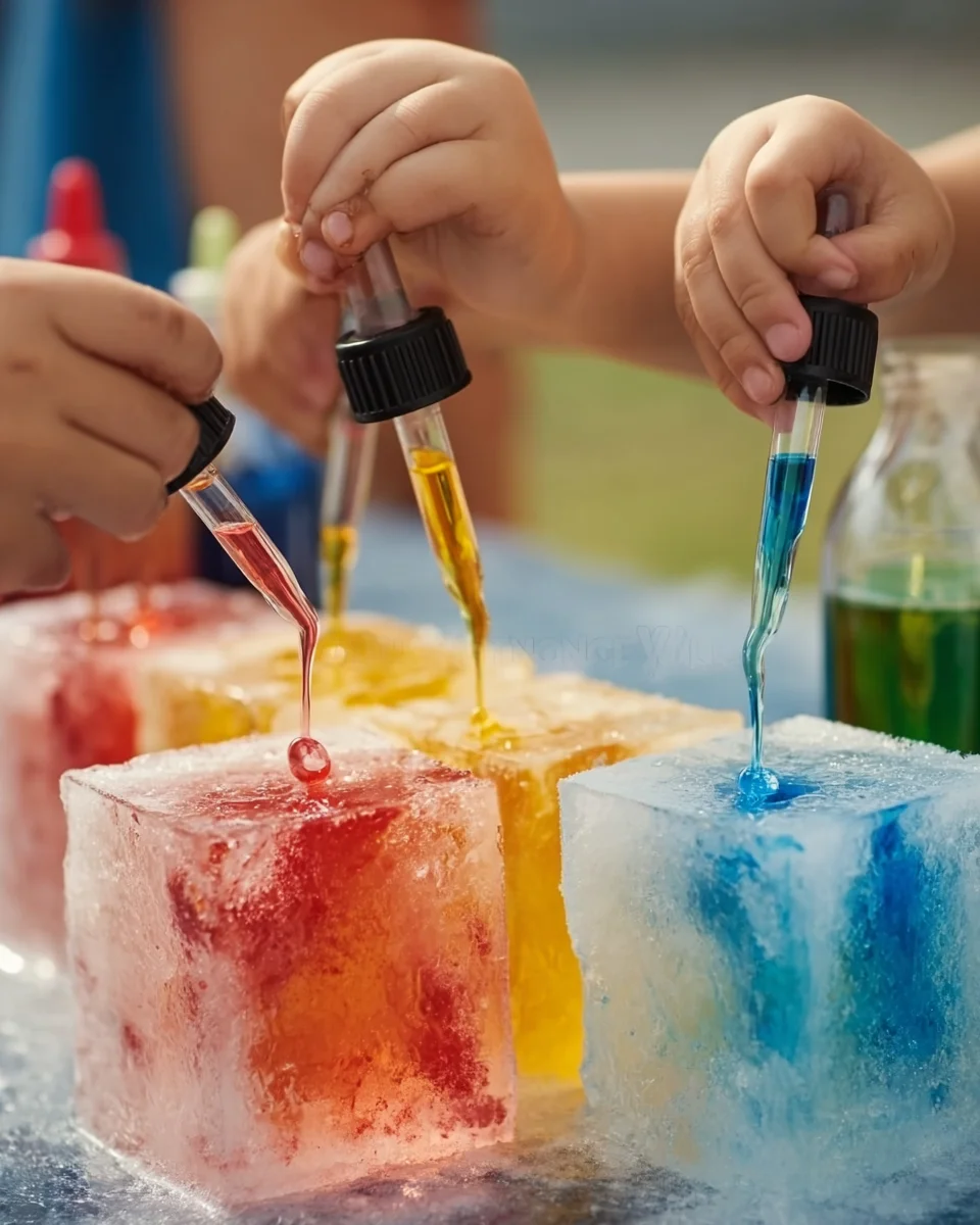Magic Rainbow Ice: Enjoy a Colorful Science Adventure!