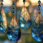 Melted Blue Crayon Suncatchers: Brighten Your Home Today!