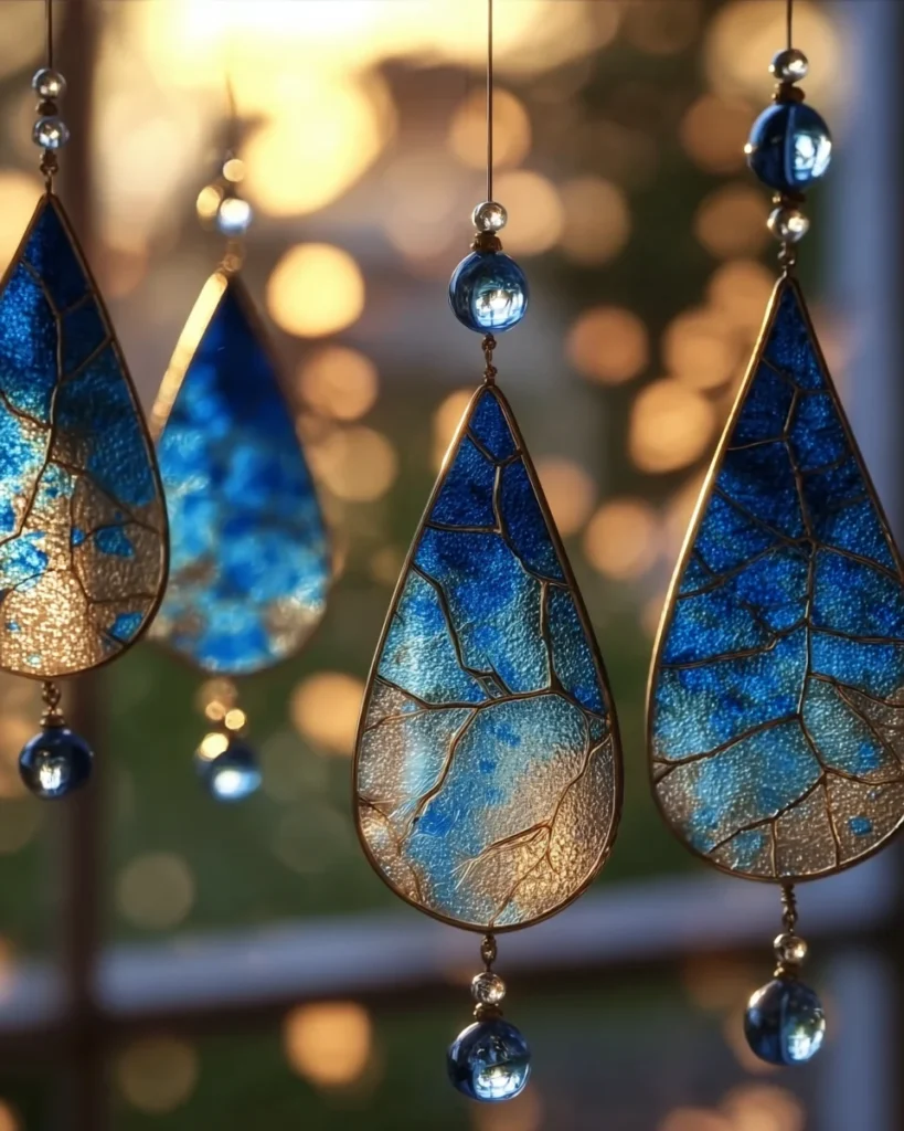 Melted Blue Crayon Suncatchers: Brighten Your Home Today!