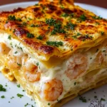 Garlic Butter Shrimp Scampi Lasagna: A Delicious Twist!