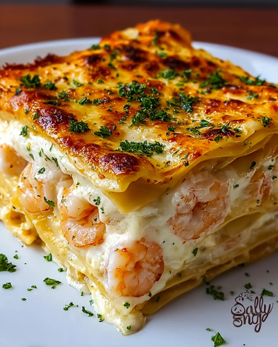 Garlic Butter Shrimp Scampi Lasagna: A Delicious Twist!