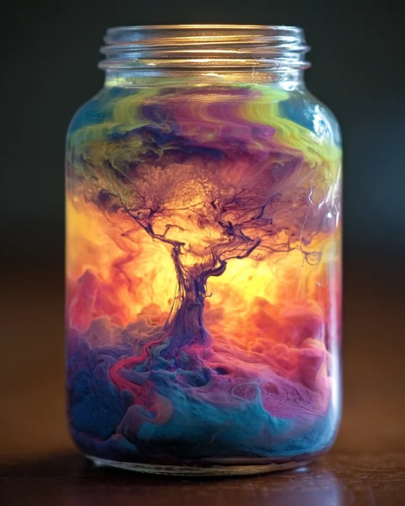 FIZZY COLOR VOLCANO IN A JAR: Create Colorful Fun Now! 7 FIZZY COLOR VOLCANO IN A JAR