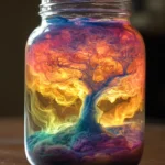 FIZZY COLOR VOLCANO IN A JAR