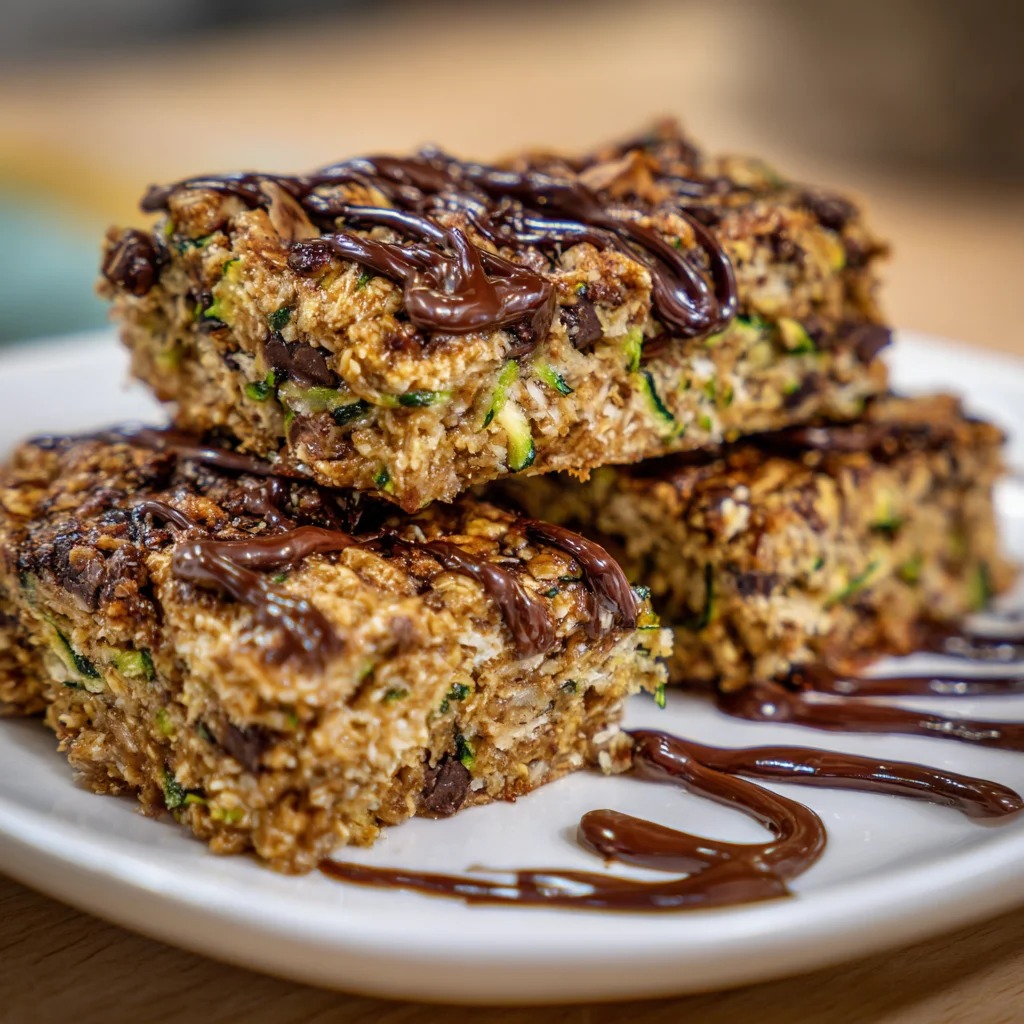 No-Bake Zucchini Oat Bars Recipe