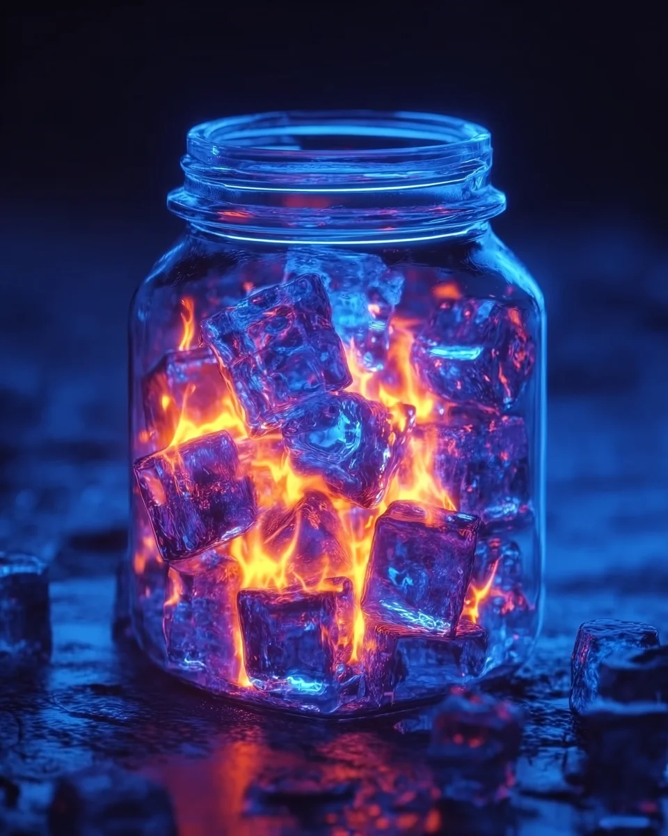 FIRE & ICE REACTION IN A JAR