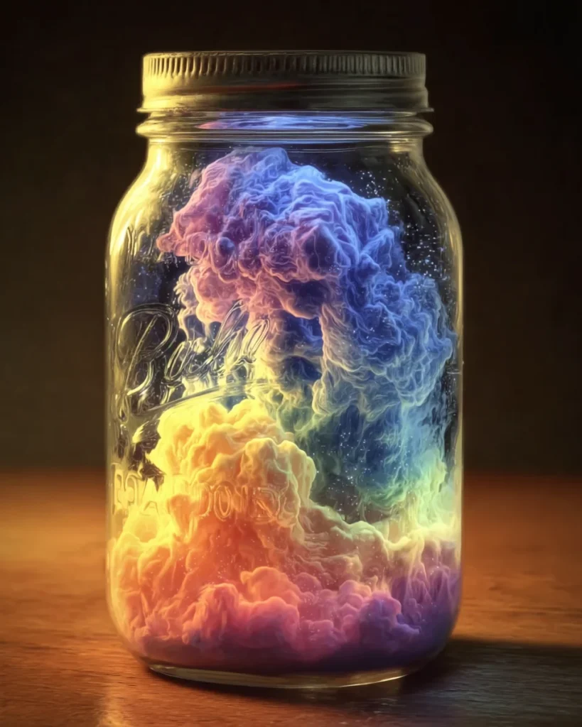 Rainbow Thundercloud Splash Jars