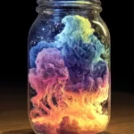 Rainbow Thundercloud Splash Jars