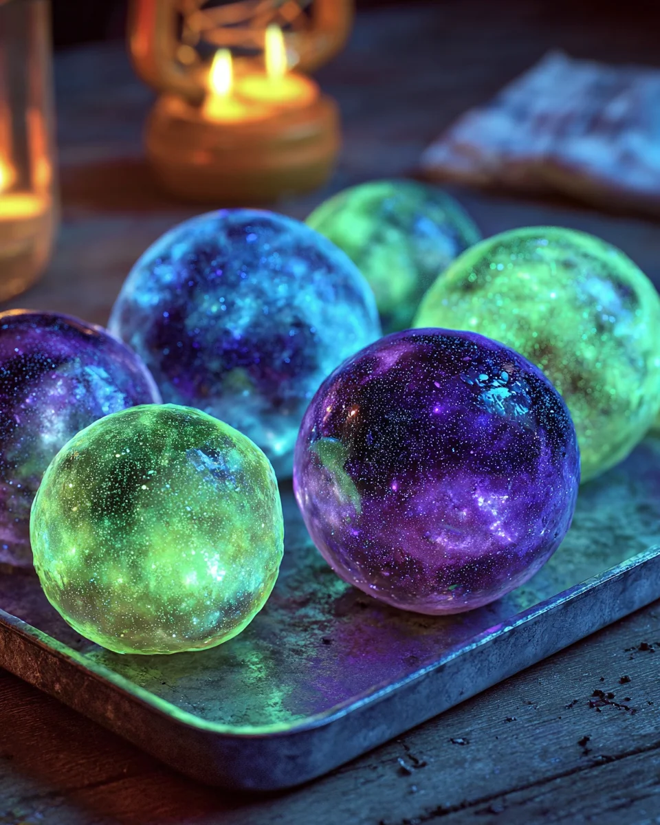 Glowing Moon Rocks