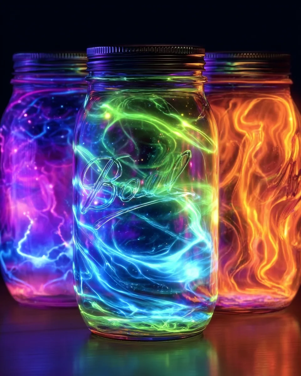 Rainbow Shockwave Glow Jars