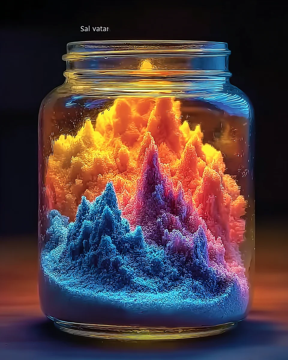 Salt Volcano Experiment
