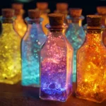 Glitter Rainfall Explosion Bottles