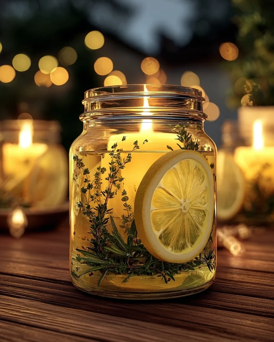 DIY Mosquito Repellent Candles