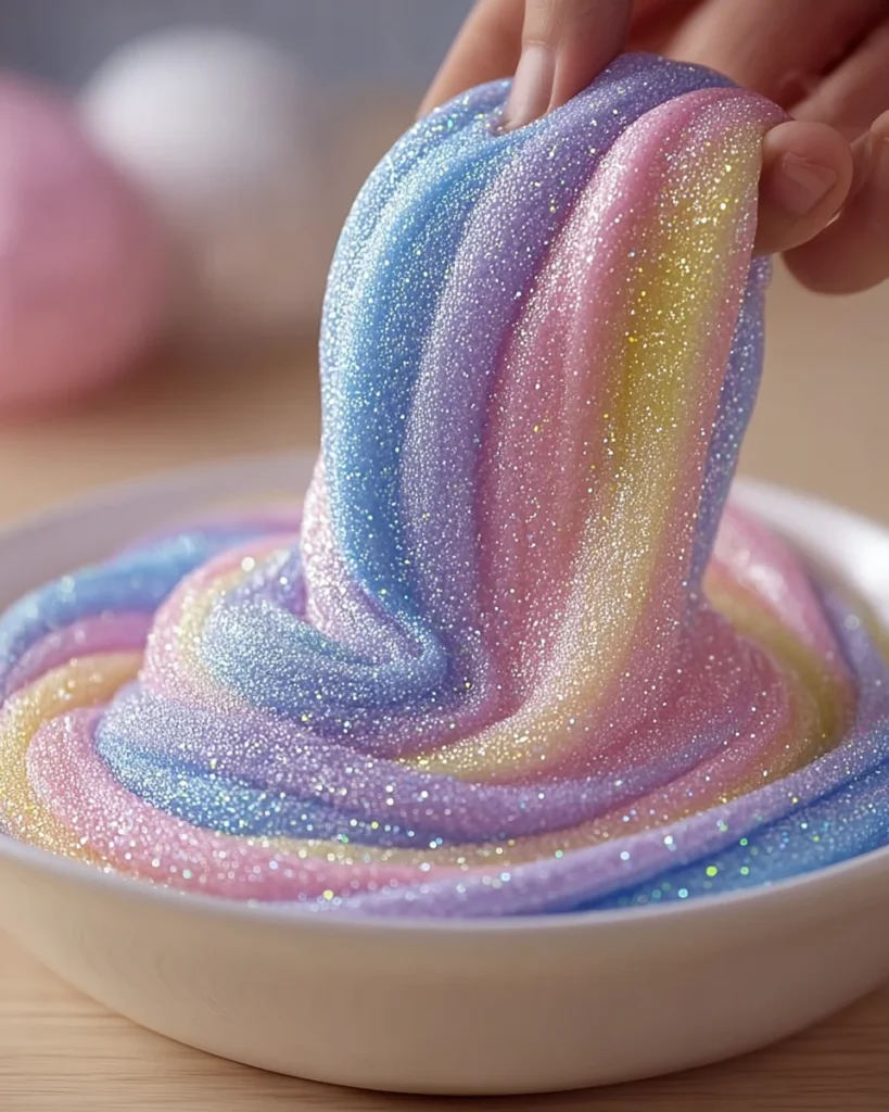 Cornstarch and Dish Soap Bubble Dough 