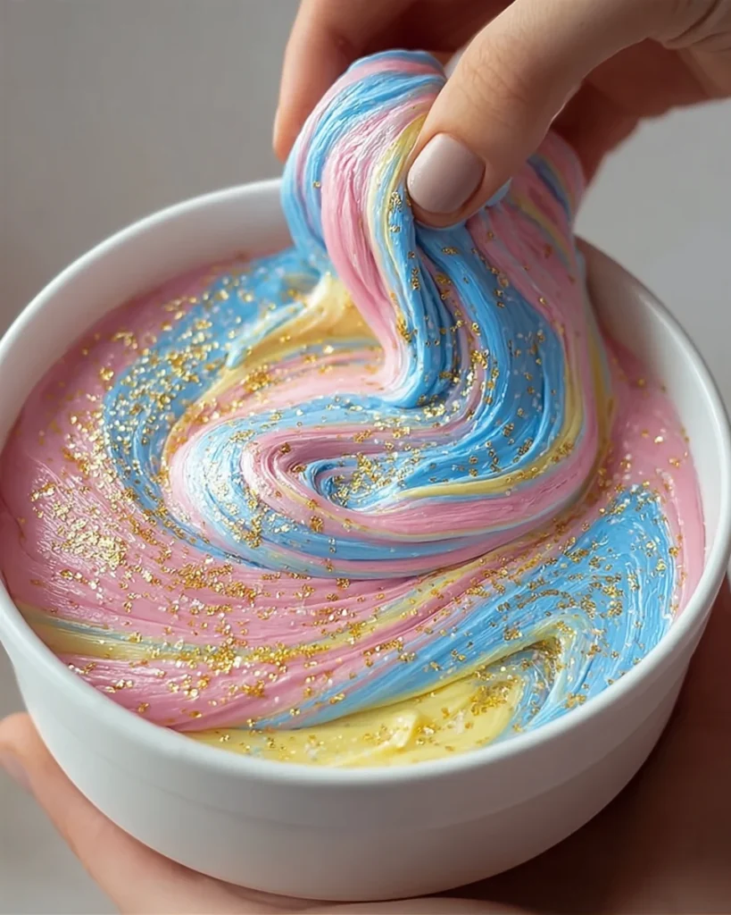 Cornstarch and Dish Soap Bubble Dough