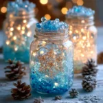 Glowing Winter Wonderland Jars: Create Magical Home Decor!