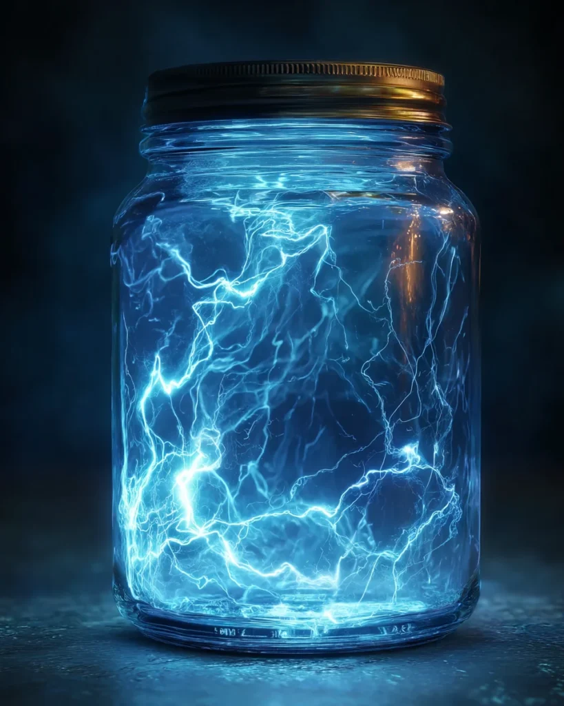 STATIC ELECTRICITY STORM IN A JAR