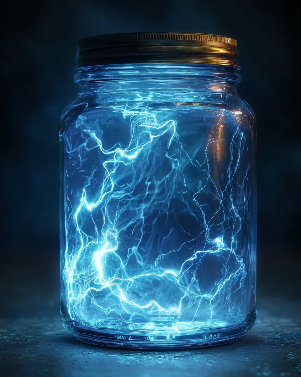 STATIC ELECTRICITY STORM IN A JAR