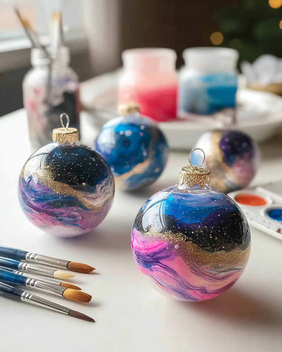Baking Soda Galaxy Ornaments: Create Cosmic Crafts Today!