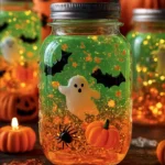 Glowing Halloween Bottles at Home: Craft Spooky Magic!