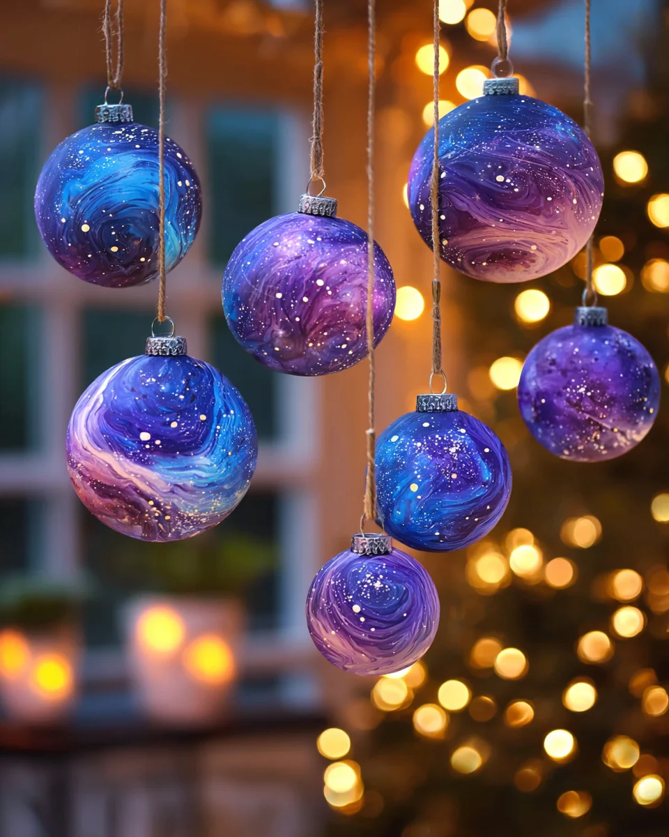 Baking Soda Galaxy Ornaments: Create Magical Crafts Today!