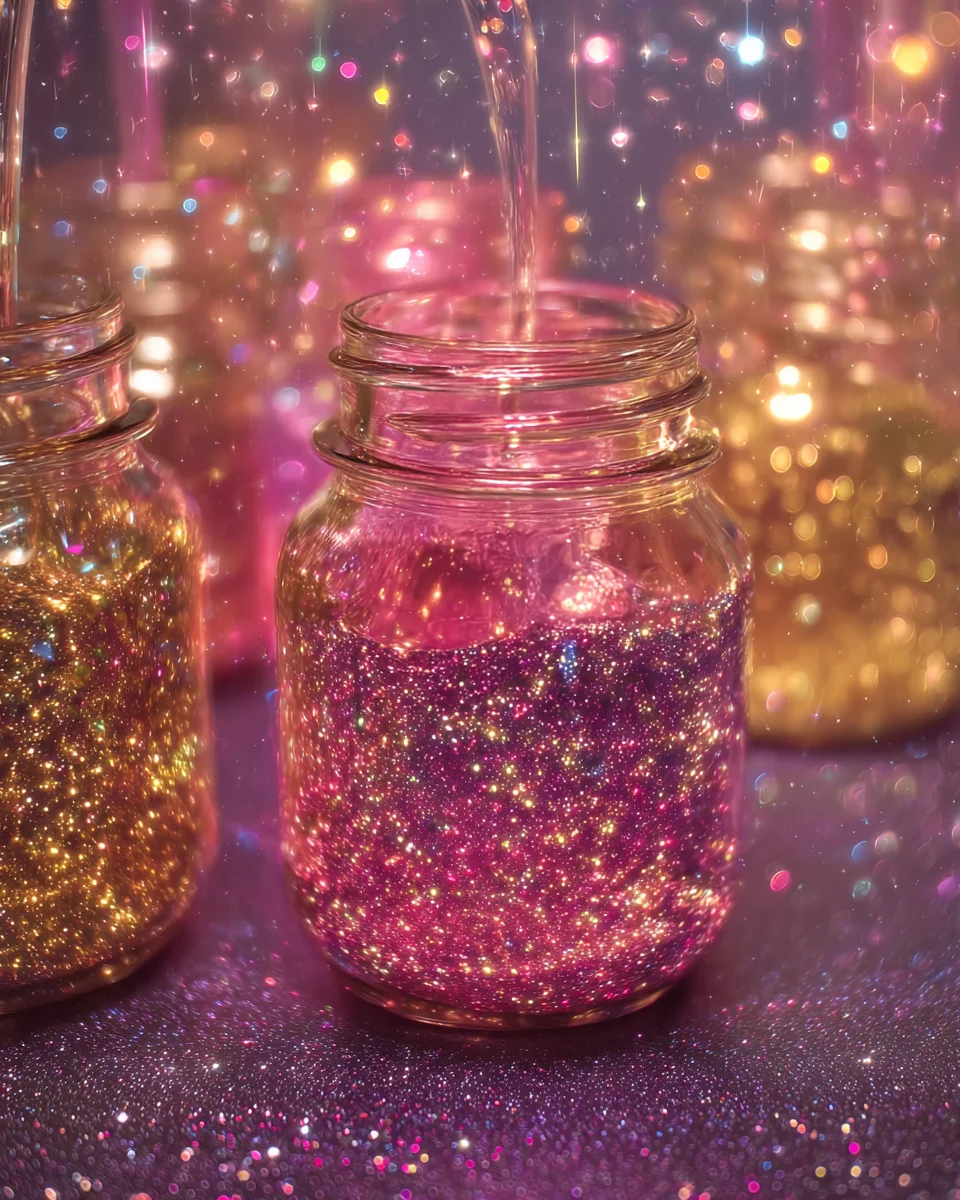 Make Your Own Glitter Fireworks Jars at Home Now!