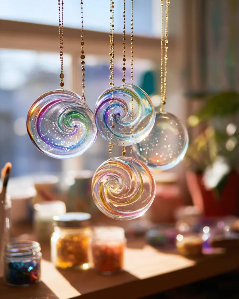 Clear Glue Suncatcher Craft: Brighten Your Home Today! 3 codinofouad httpss.mj .runyB07 5bWQys close up of handmade gla ba987c86 a658 413f b368 b6e71603de89 2