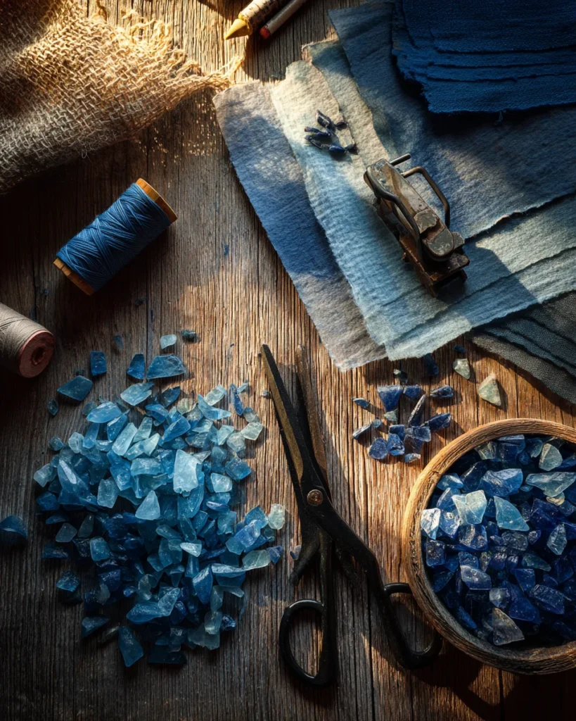 codinofouad top down flat lay of blue crayon suncatcher craft 7c6ce029 08c0 4881 bf58 b7d585fef030 0