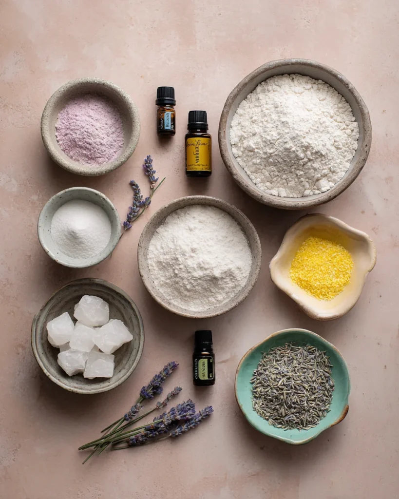 codinofouad flat lay of fresh Materials for 1 cup baking soda 7fae1c9a 6a4c 4561 b527 91517fe3d168 0