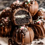 Peppermint Oreo Truffles
