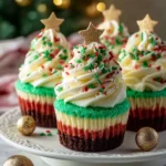 Mini Christmas Oreo Cheesecakes