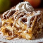 Cinnamon Roll Apple Lasagna