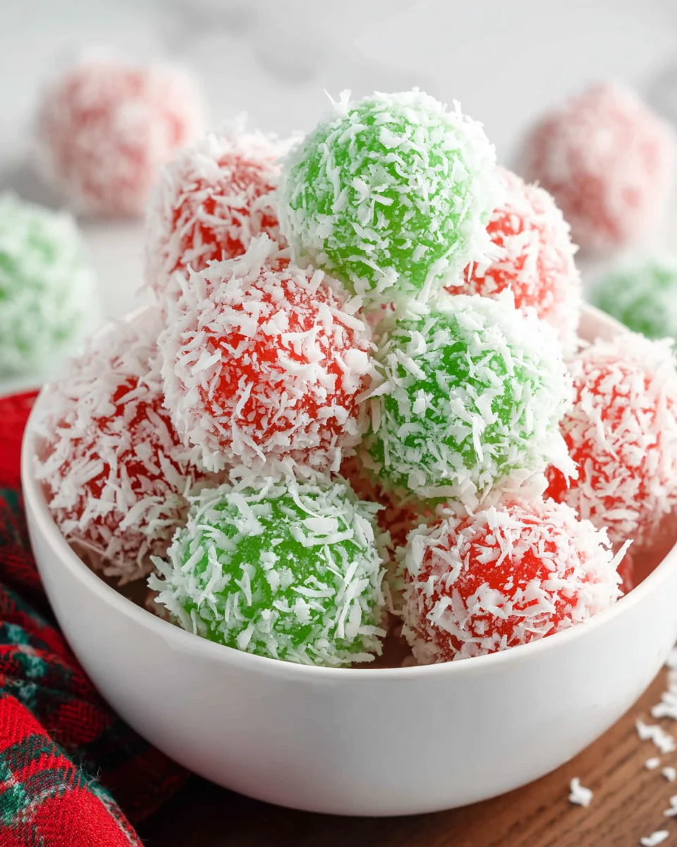 Christmas Jello Balls