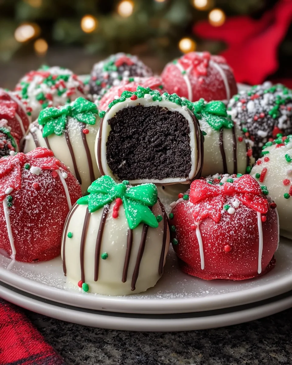 Christmas Oreo Balls