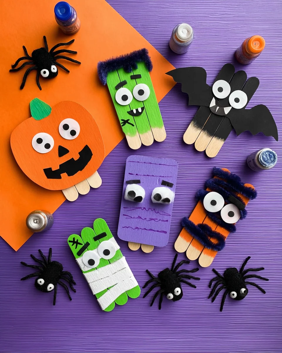 Halloween Popsicle Stick Crafts