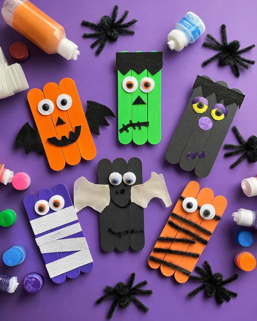 Halloween Popsicle Stick Crafts