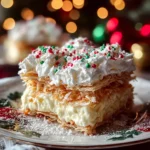 No-Bake Christmas Coconut Lasagna: Creamy Holiday Bliss!
