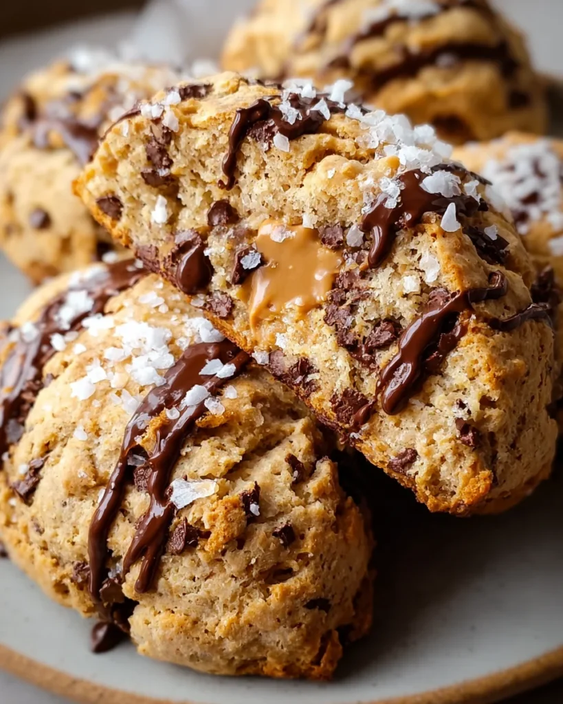 Peanut Butter Chocolate Swirl Scones