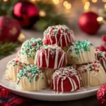 No-Bake Christmas Cheesecake Bites