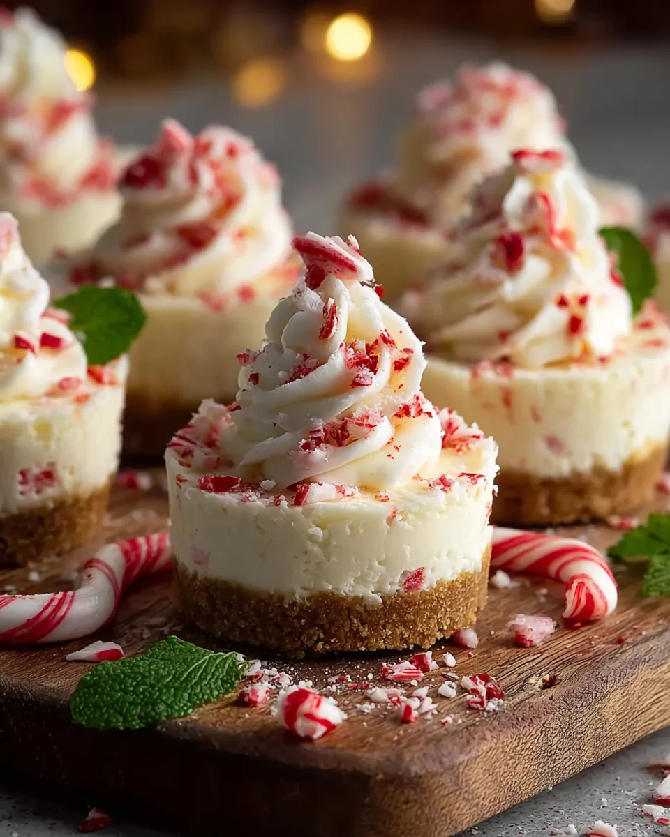 No-Bake Peppermint Cheesecake Bites