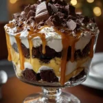 Decadent Salted Caramel Brownie Cheesecake Trifle