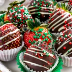 Christmas Chocolate-Covered Strawberries