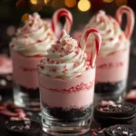 No Bake Peppermint White Chocolate Cheesecakes