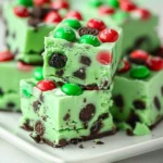 Christmas Mint Oreo Fudge