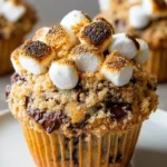 S’mores Chocolate Chip Muffins