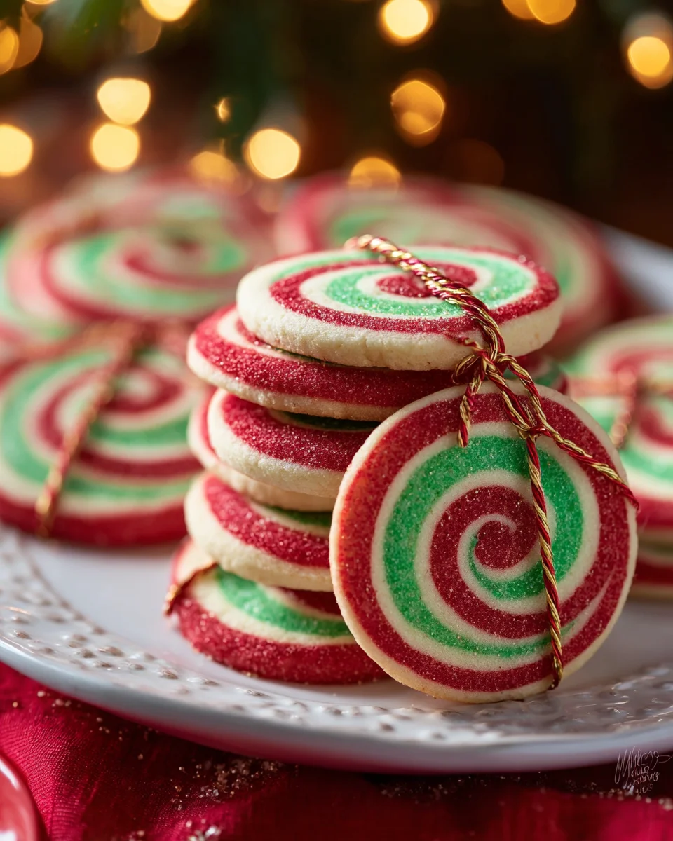 Christmas Pinwheel Cookies