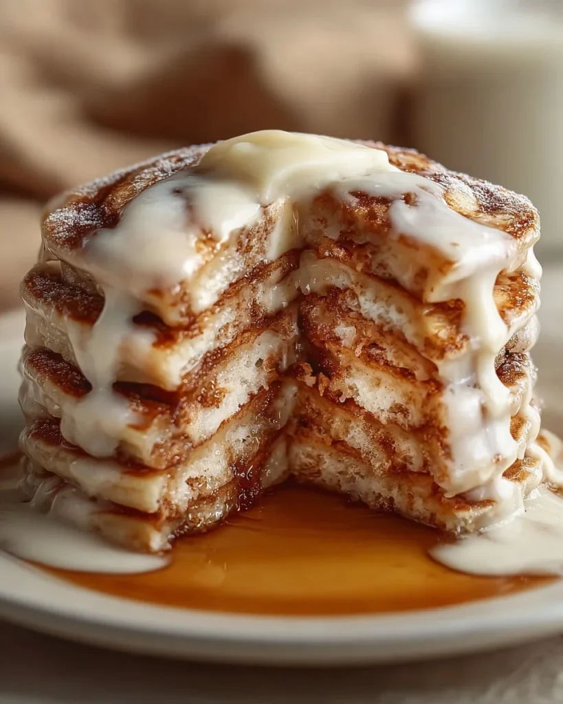 Cinnamon Roll Pancakes
