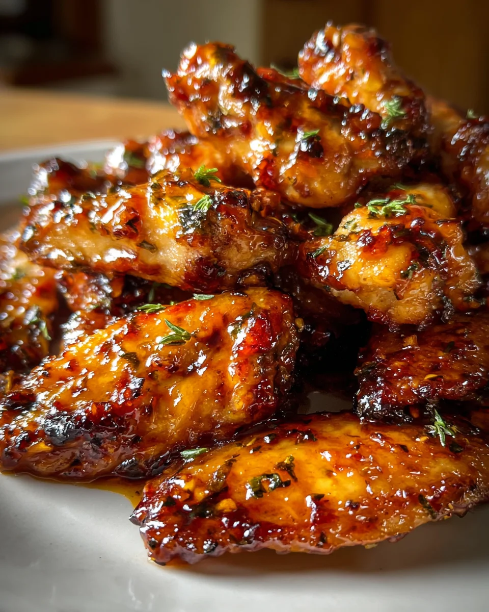 Sticky Pineapple-Teriyaki Chicken Wings