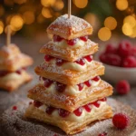 Cream & Jam Holiday Puff Pastry Tree